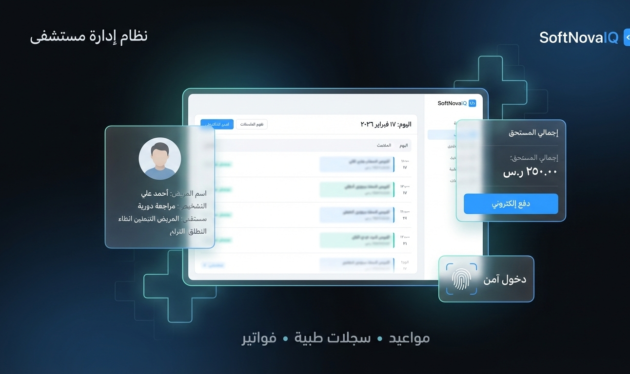 مشروع نظام إدارة مستشفى متكامل